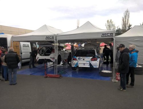 Assistance du Team MCB : Fiesta R5 Cédric Robert et Peugeot 306 Maxi au rallye des vignes 2017